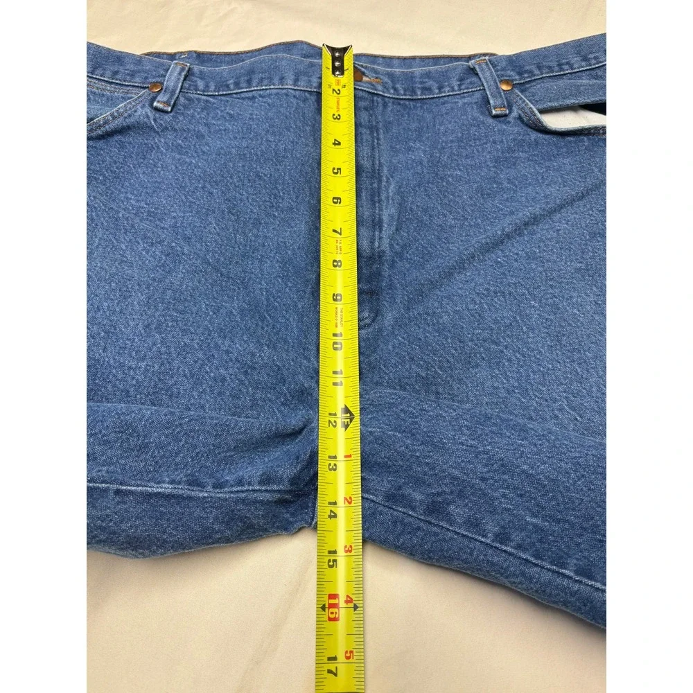 Wrangler 13MWZ Blue Denim‎ Jeans Mens Size 42x30 Classic Fit Straight Leg